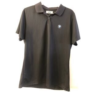 BMW Ladies Shortsleeved Black Polo L